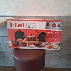 T-fal  12 Piece Non-stick Pot And Pan Set