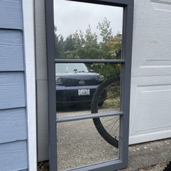 Cool Mirror Made Out Of A Window 