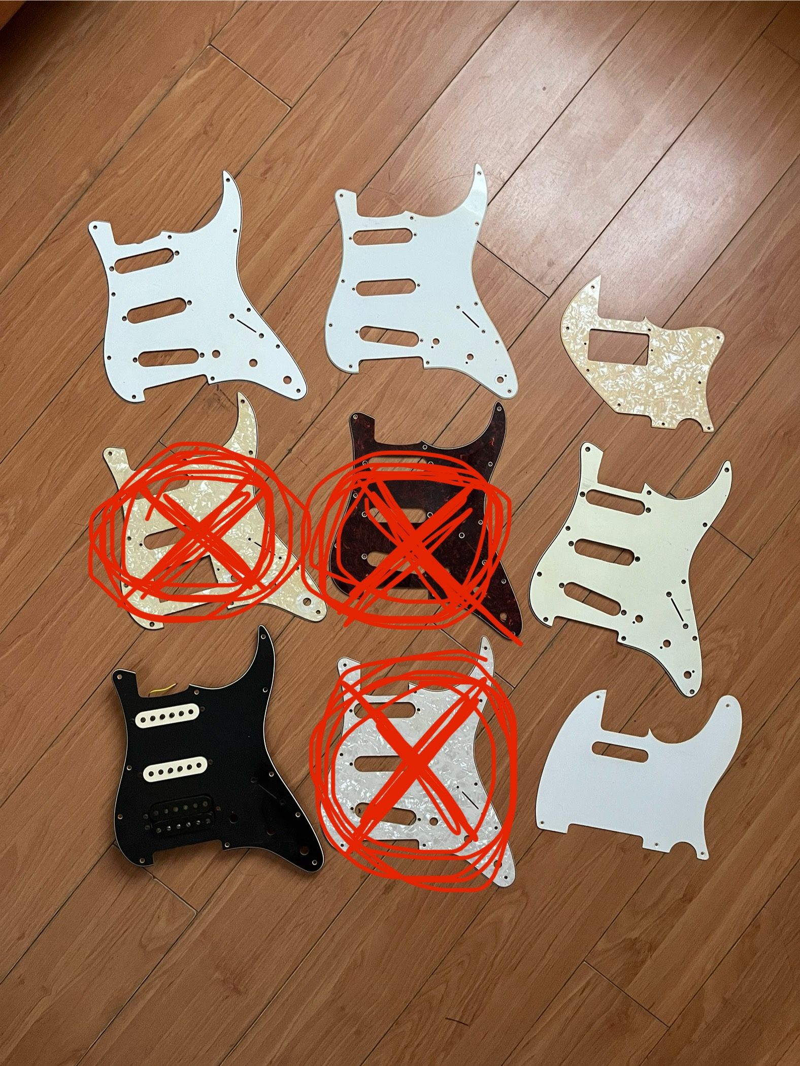 Various Fender Pickguards $15 each