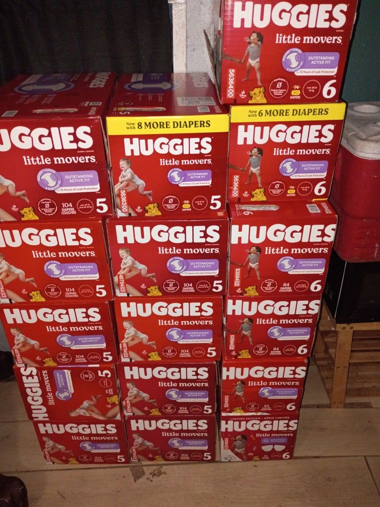 Huggies Diapers Size 5 And 6