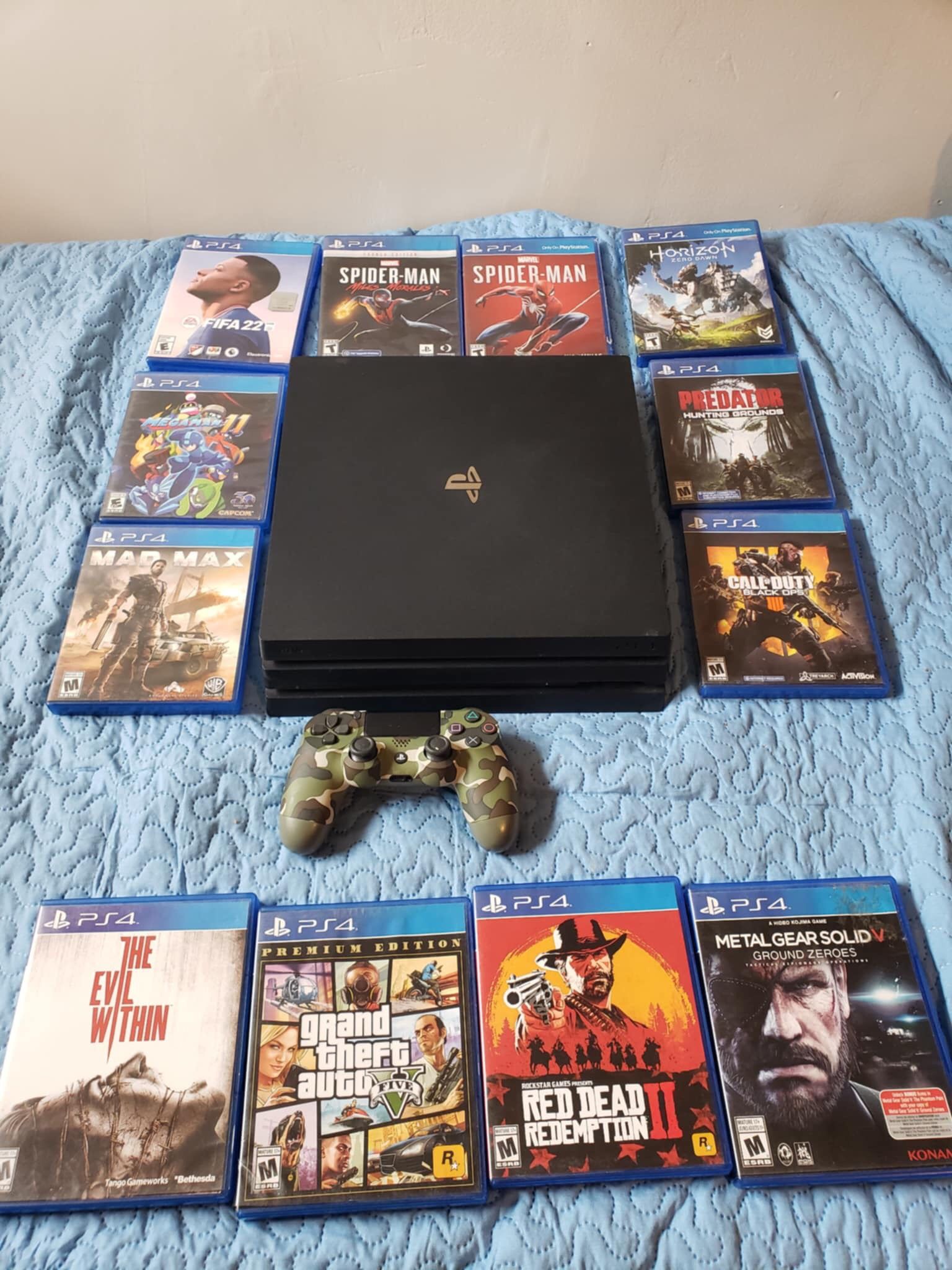 Can Be Tested Before Buying. Looking to sell all Separately $200! Playstation 4 Pro 3rd Generation. The PS4 Pro 2000GB $275! $15! Per Great Game or r