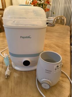 Papablic bottle sterilizer and Philips bottle warmer