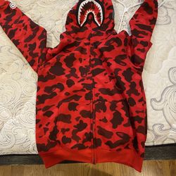 RED BAPE HOODIE