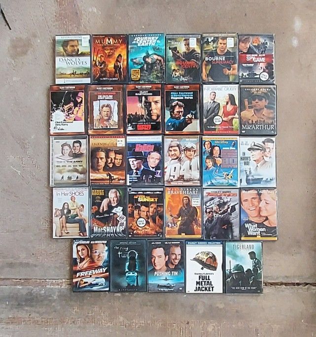 Lot Of 29 DVDs