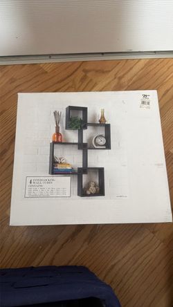 Interlocking Black Shelf