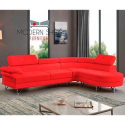 Special Offer Sectional Red