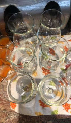New wine glasses