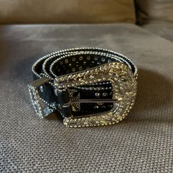 Wicked Valley Cross Rhinestone Belt (105 Cm) BB Simon Bape Supreme 