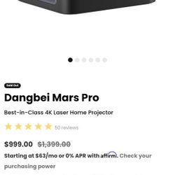 Dangbei Mars Pro 4K Projector