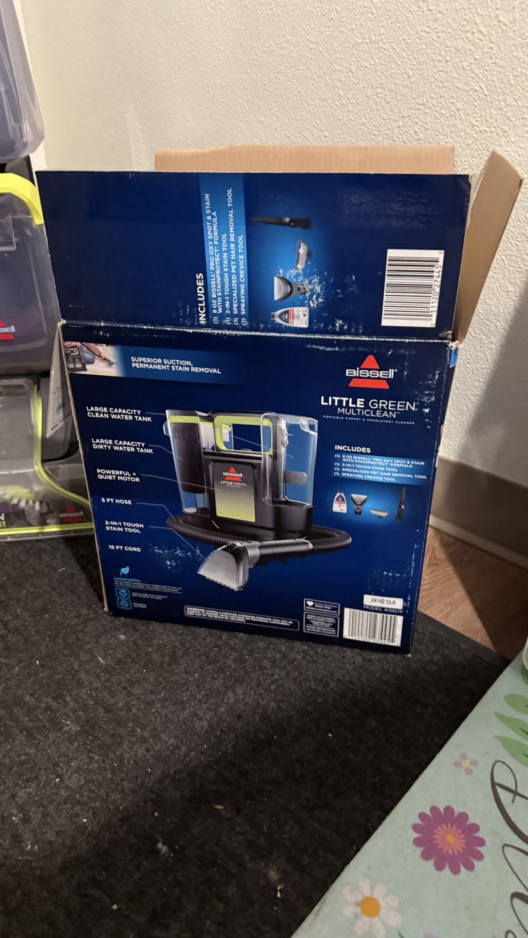 Bissell Little Green Max Pet Portable Carpet Cleaner