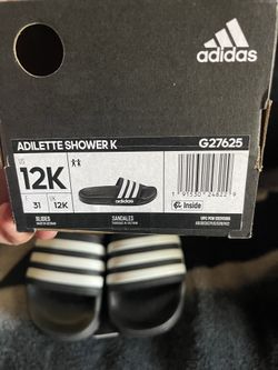 Adidas slide size 12 kids