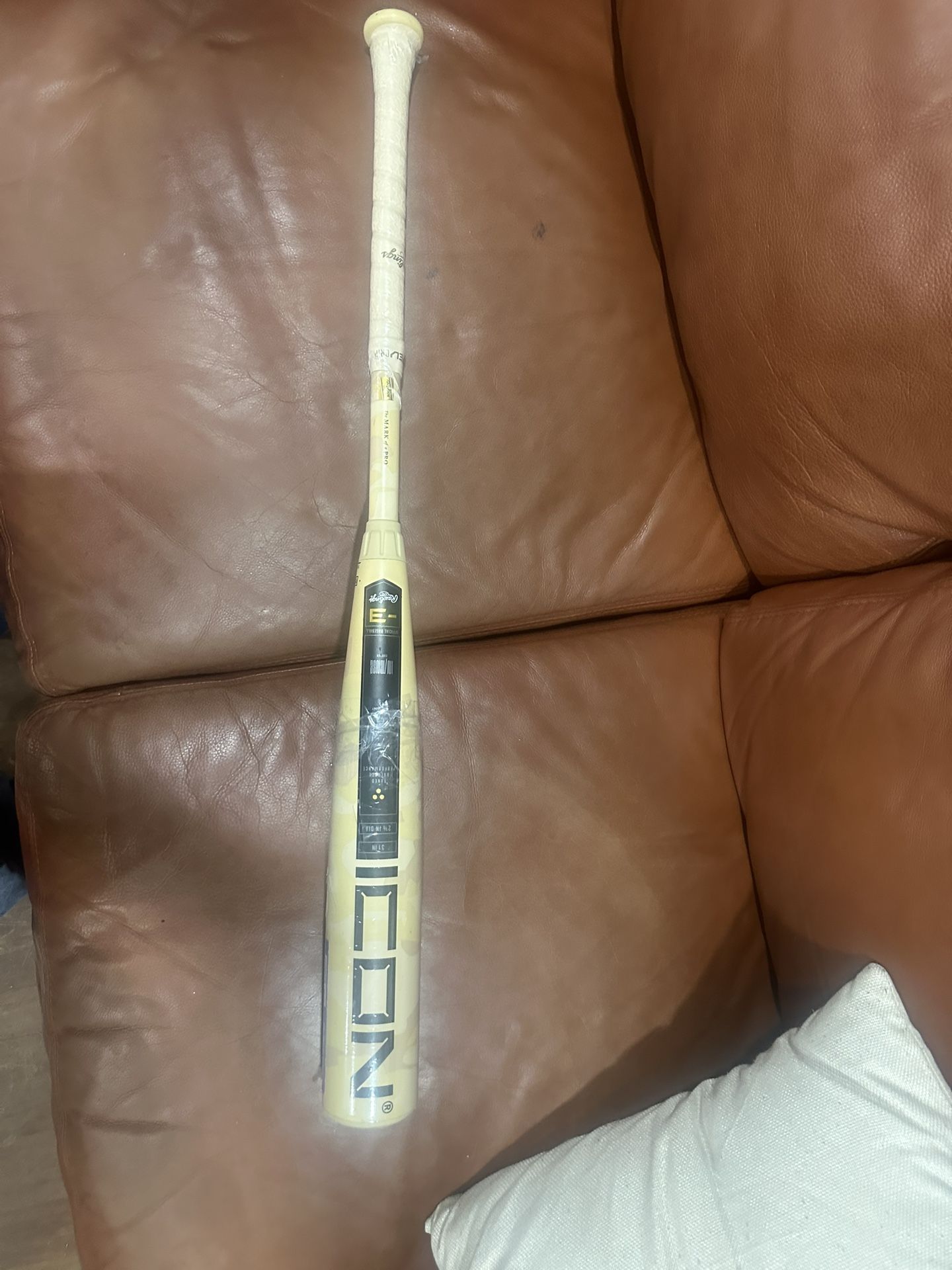 2025 Rawlings Icon -3 Bbcor Baseball Bat Two Piece Composite 