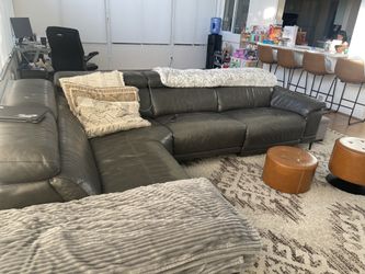 Leather Sectional