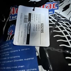 New Tire SNOW CHAINS