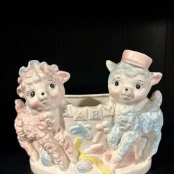 Vintage Relpo Ceramic Baby Planter