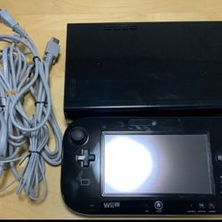 Black Nintendo Wii U 32GB Deluxe Console System Complete And Tested