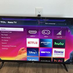 32" TCL - Roku Smart TV This won't last, great price.   1 television for $30 or 2 televisions for $50   You can't  beat this price for quality televis
