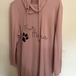 Pink Fur Mama Sweatshirt 