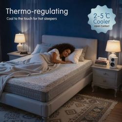 4-Inch Gel Memory Foam Mattress Topper, Full Size