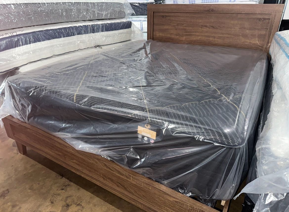 American Made Queen Hybrid Mattress ⭐️ Extra Firm And Amazing Quality ⭐️ Financing Available No Credit Check ⭐️ $0 Down