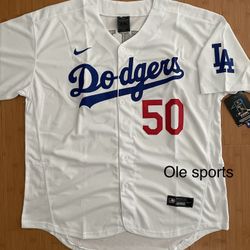 Dodgers Jersey White