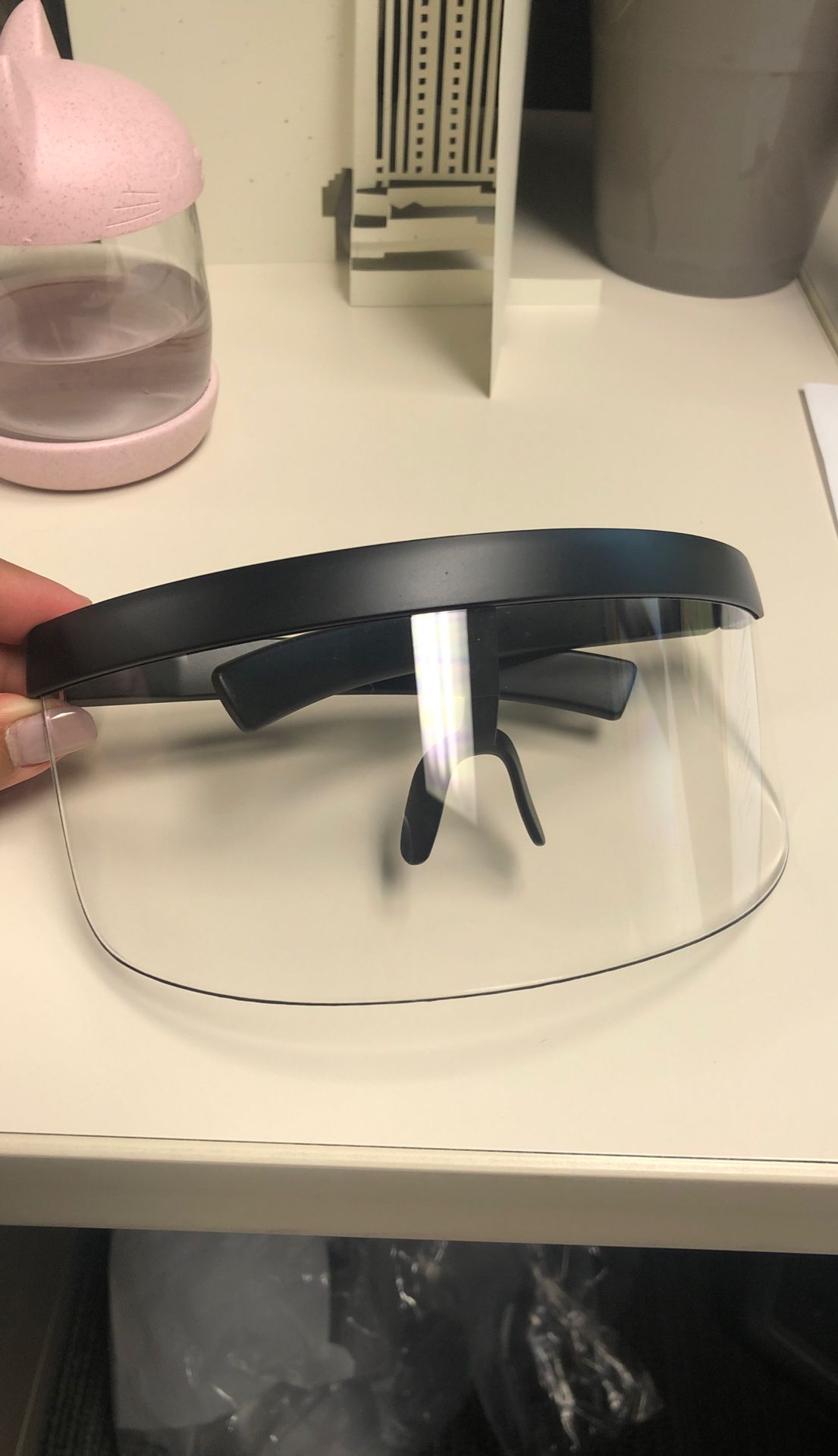 Brand new π₯ Face shield matt black protection