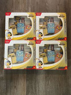 4 NEW Pokémon TCG 30th Celebration Poster Collection Box Promos 3 Cards