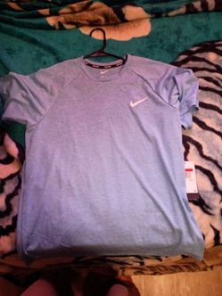 Nike Dri-FIT T-Shirt Blue Short Sleeve