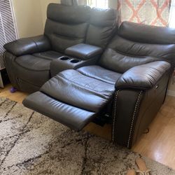2 Leather Couches