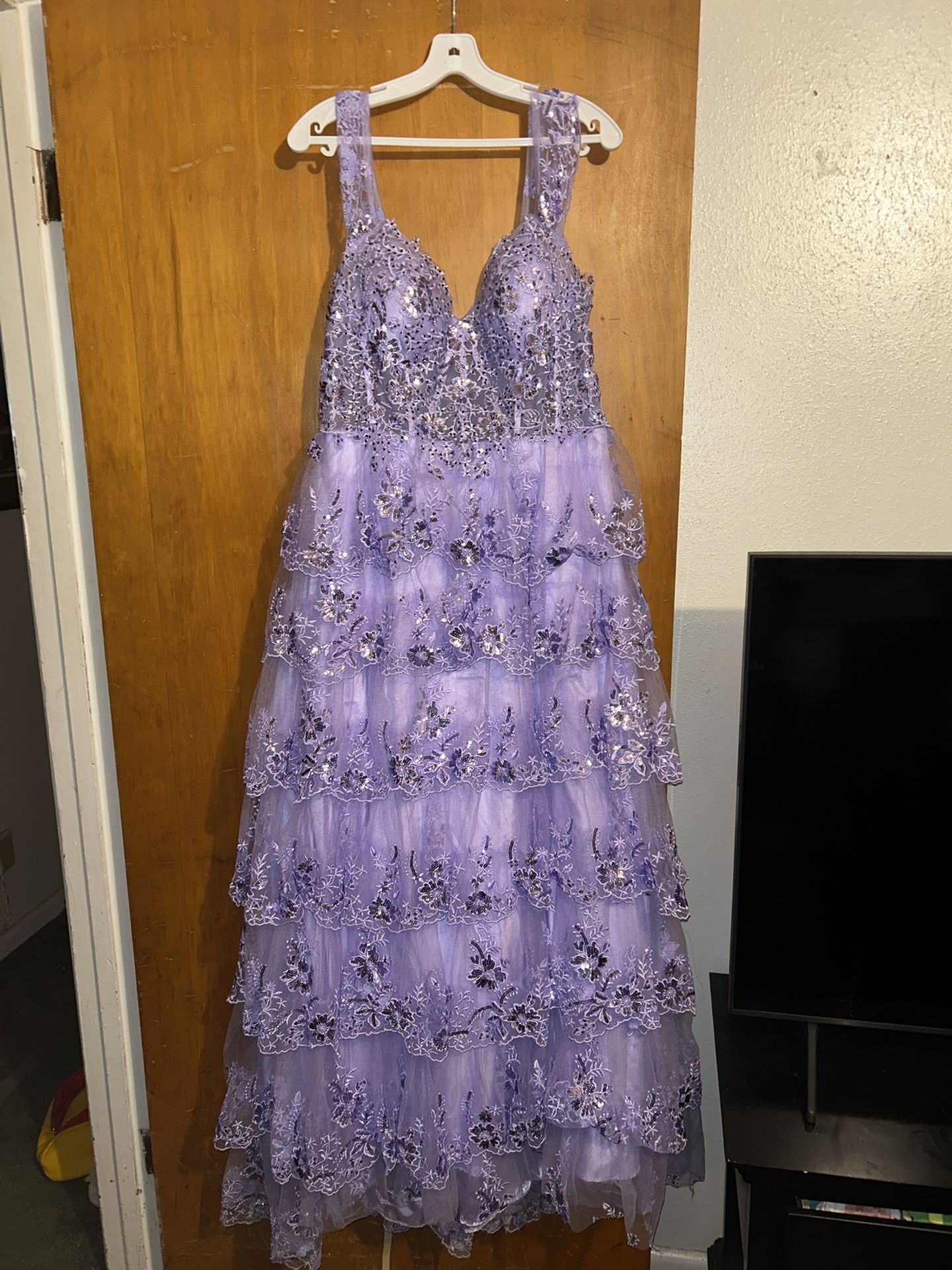 Lavender Prom Dress