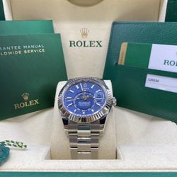 Rolex SKY-DWELLER Oyster, 42 mm, Oystersteel and white gold 