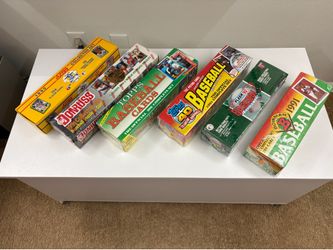 Ultimate 1(contact info removed) Vintage Sports Card Time Capsule - 5 Complete Box Sets and Star Binders