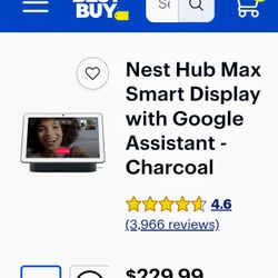 Google Nest Hub Max New Sealed 