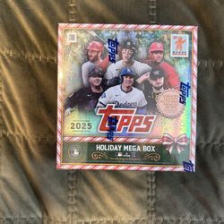 Topps 2025 Holiday Mega Box Factory Sealed