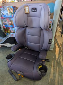 Chicco KidFit High back or backless no back booster car seat carseat