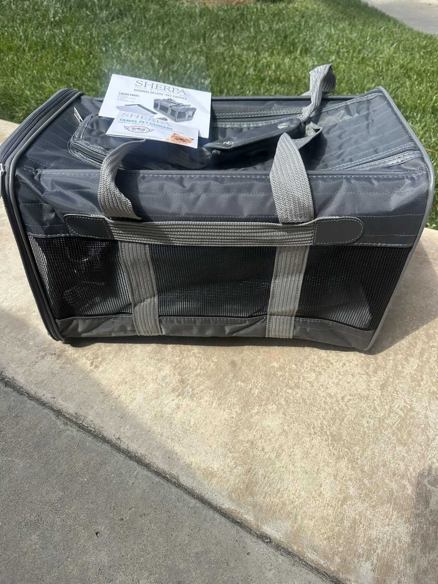 Sherpa Pet Carrier (size Large, up to 22 Lbs)
