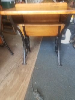 Antique School Desk