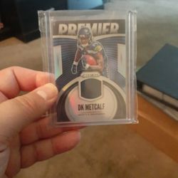 Dk Metcalf Rookie Silver Prizm Relic Card