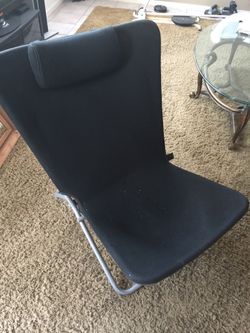 Folding sling style gaming chair