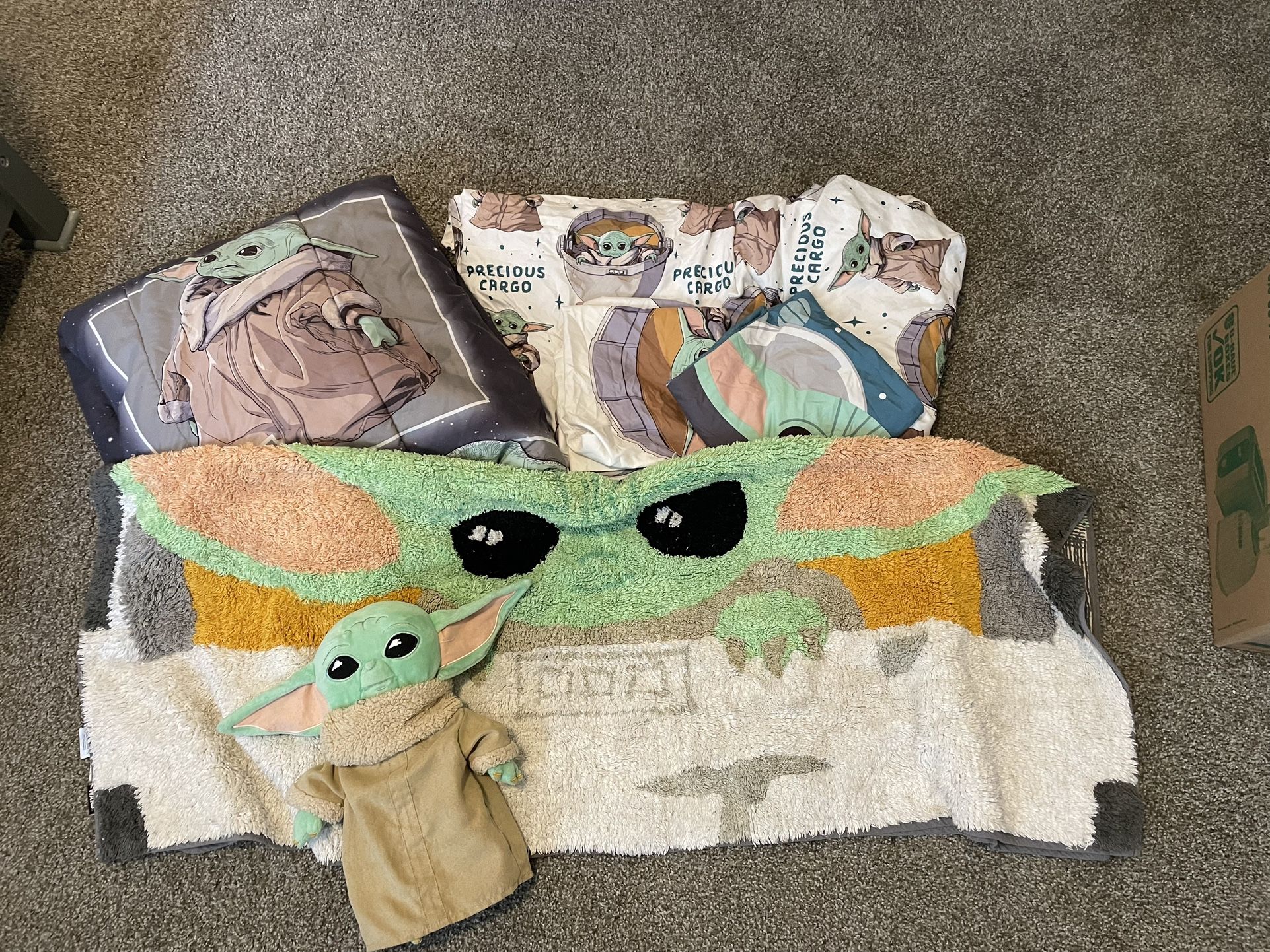 Yoda kids twins size Bedroom Set
