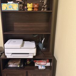 Wooden Bookshelf Cabinet 