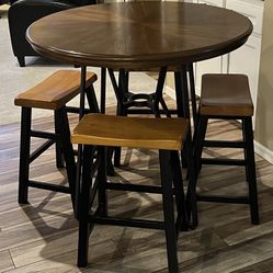 High top Table With Four Stools
