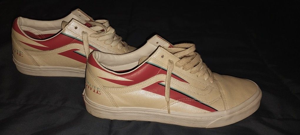 Limited Edition 2019 Size 13 Vans David Bowie Collab Archive Sneakers