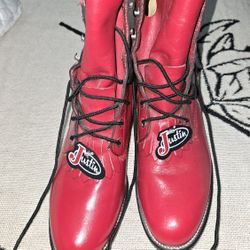 NEW/NEVER WORN Justin Women's L503 Roper Western Cowboy Leather Lacer