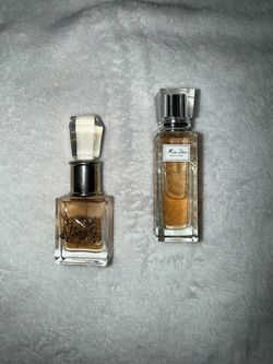Ms Dior and Versace mini perfume