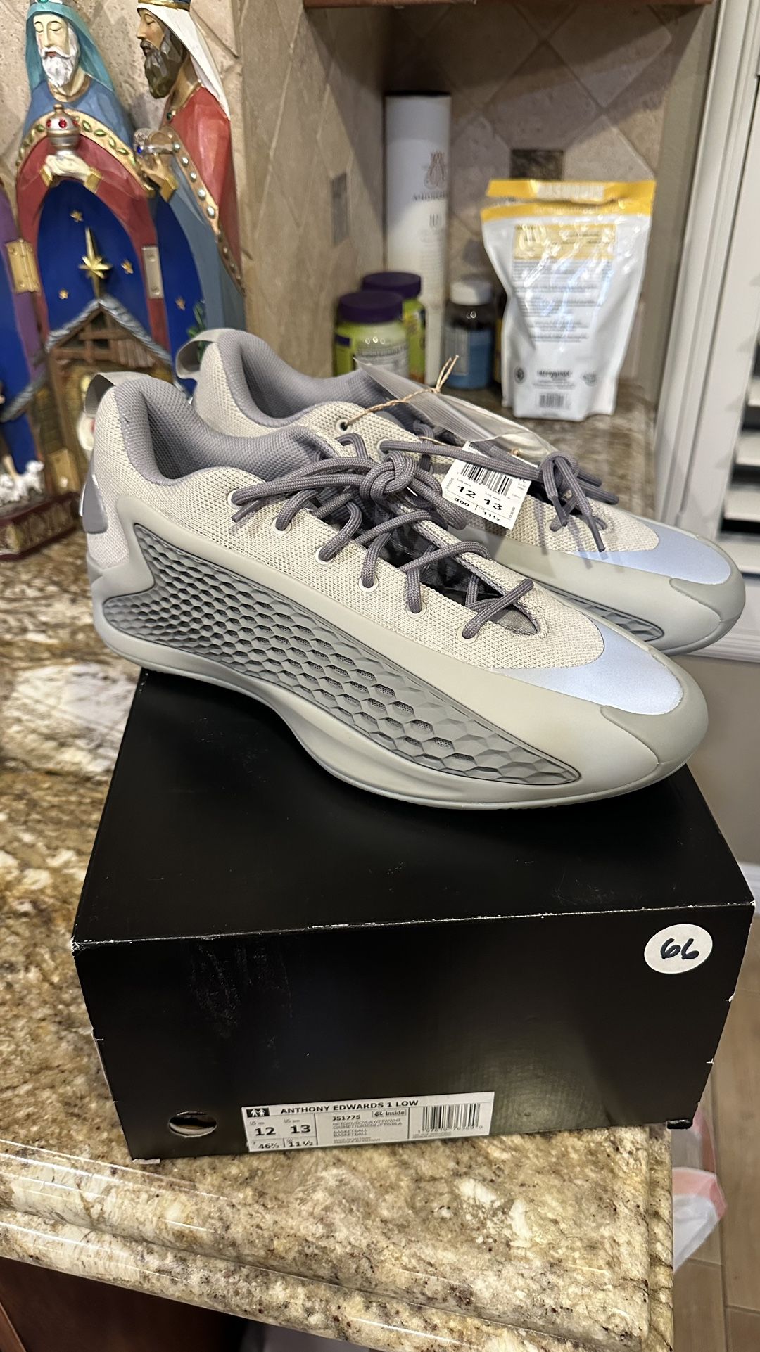 Adidas AE 1 Low Metallic Grey Men’s Sz 12