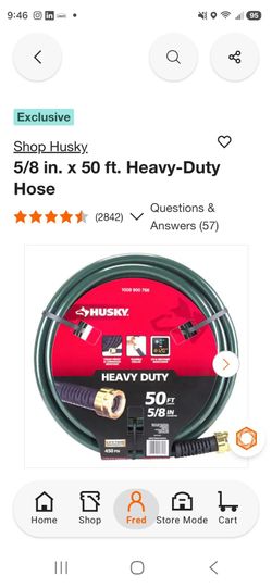 Husky
5/8 in. x 50 ft. Heavy-Duty Hose