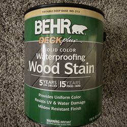 3 Gallons Of Unopened Formal Maroon Stain