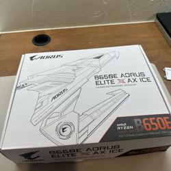 Brand New B650E AORUS Elite AX ICE (Open Box) – $200 OBO