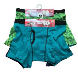 NEW Boys Knit Boxer Briefs Size Large (10-12)  Set Of 4 NWT